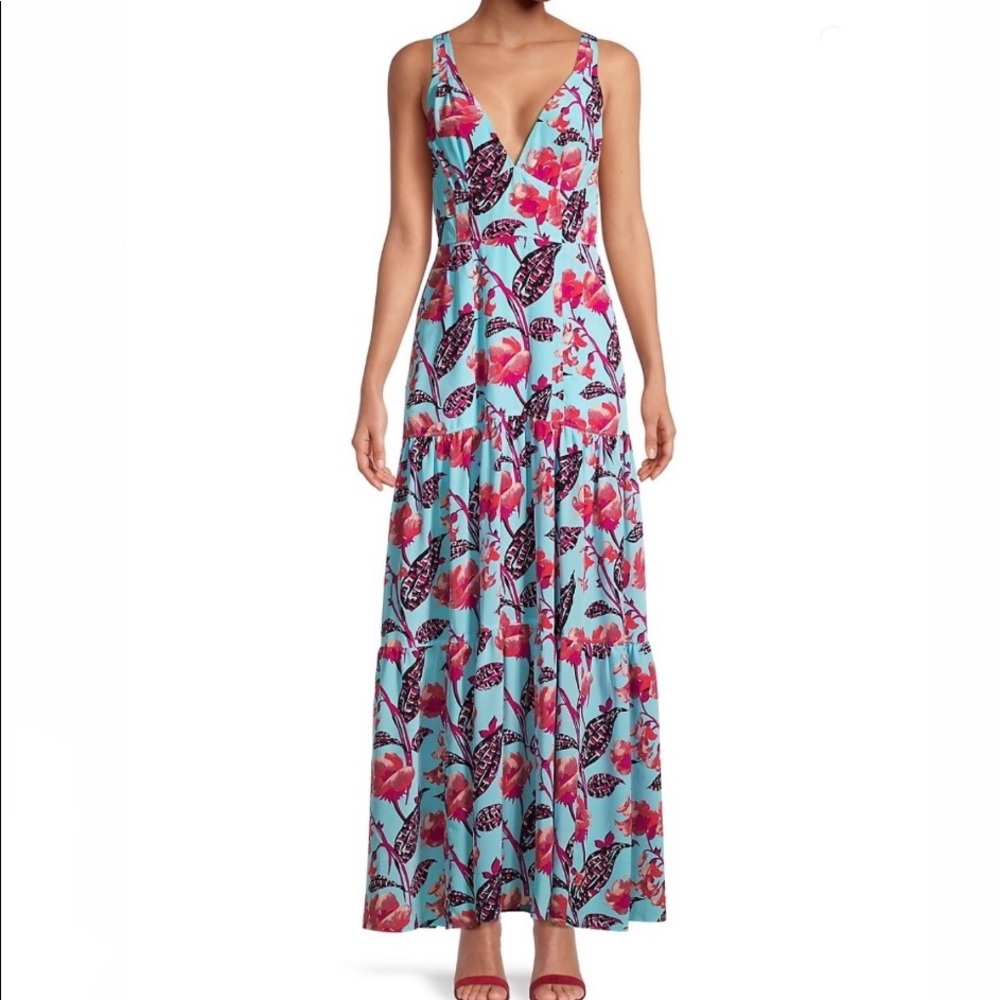 🌸 A.L.C. Rae Floral Dress 100% silk - Picture 3 of 11